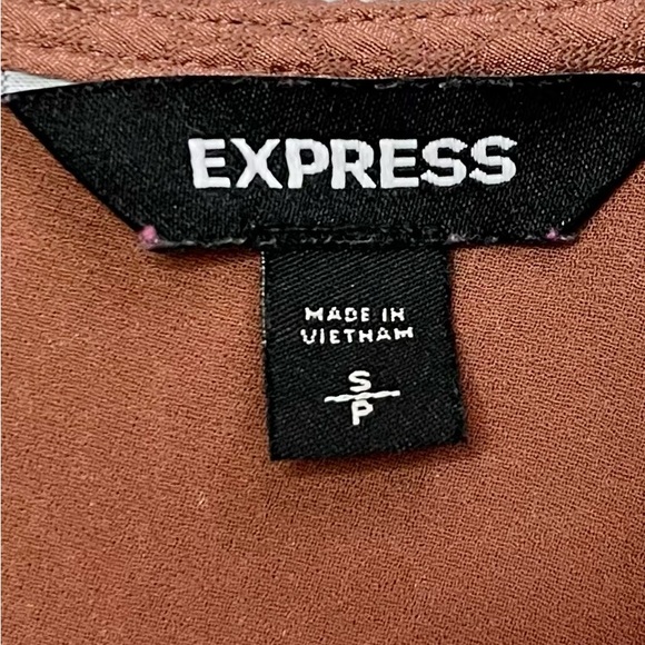 Express Sleeveless Peplum Top V Neck Size Small - Picture 6 of 7